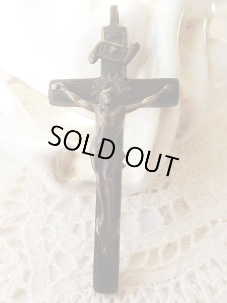 画像2: 【聖職者仕様キリスト磔刑十字架】【クルシフィクス】イタリア・アンティーク＆ヴィンテージ聖品 (2)