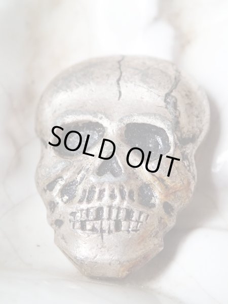 画像2: 【メメントモリ】【メタル髑髏スカルパーツ】イタリア・アンティーク＆ヴィンテージ聖品 (2)