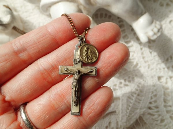 画像5: 【クロスとメダイのセットどれでも一律2500円】イタリア・アンティーク＆ヴィンテージクロス (5)