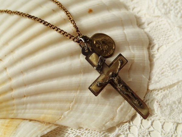 画像4: 【クロスとメダイのセットどれでも一律2500円】イタリア・アンティーク＆ヴィンテージクロス (4)