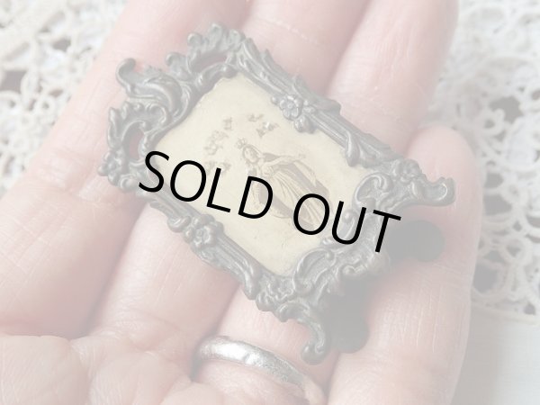 画像5: 【店長の希少個人コレクション放出品】【ブロンズ聖母ご絵スタンド】イタリア・アンティーク＆ヴィンテージ聖品 (5)