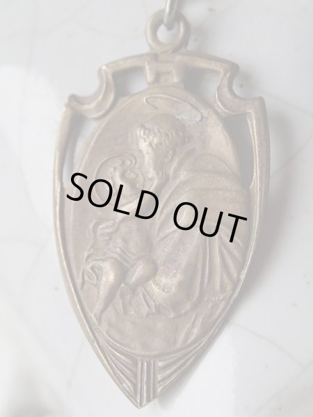 画像2: 【聖アントニオ】【盾形】イタリア・アンティーク＆ヴィンテージメダイ (2)