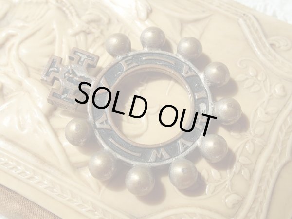 画像2: 【指ロザリオ】【松葉杖十字】フランス・アンティーク&ヴィンテージロザリオ (2)