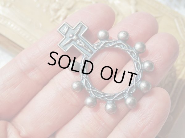 画像4: 【指ロザリオ】【茨冠】イタリア・アンティーク＆ヴィンテージロザリオ (4)