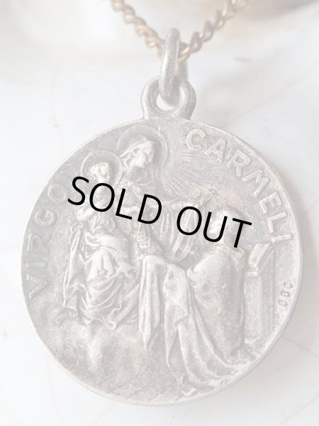 画像3: 【イエスの御心】【カルメル山の聖母】フランス・アンティーク＆ヴィンテージメダイ (3)