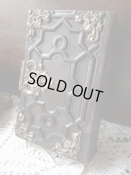 画像3: 【革エンボスシルバー装飾パーツ嵌め込み祈祷書】【1874年】ドイツ・アンティーク＆ヴィンテージ聖品 (3)