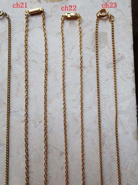 画像4: ヴィンテージチェーン３ゴールド系 (4)