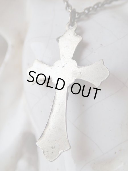 画像3: 【教会装飾風クロスフルーリー型】【ロザリオ用クロス】フランス・アンティーク＆ヴィンテージクロス (3)