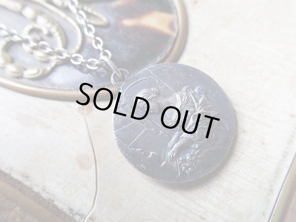 画像4: 【音楽の守護聖セシリア】【ローマ教皇ピウス11世】フランス・アンティーク＆ヴィンテージメダイ (4)