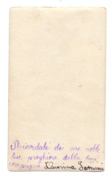 画像2: 【白黒写真風】【幼子イエスよき羊飼い】イタリア・アンティーク＆ヴィンテージホーリーカード (2)