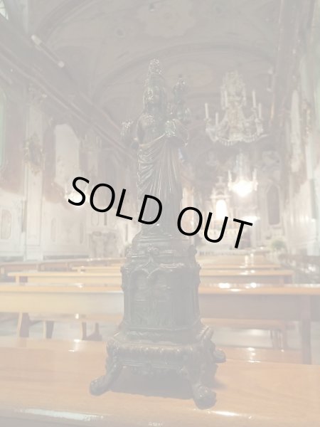 画像5: 【オロパの聖母（黒の聖母）】【土台つき大型聖像】イタリア・アンティーク＆ヴィンテージ聖品 (5)