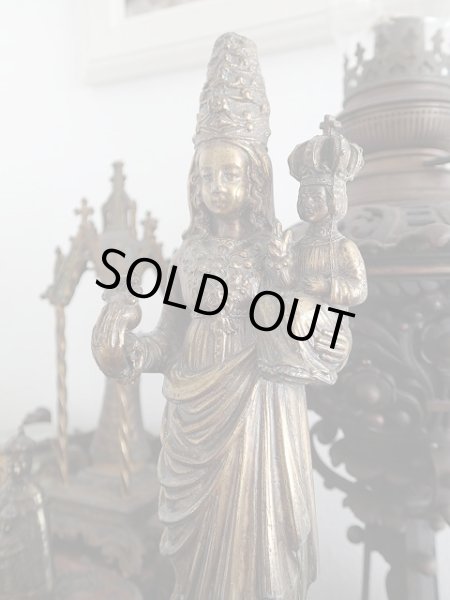 画像3: 【オロパの聖母（黒の聖母）】【土台つき大型聖像】イタリア・アンティーク＆ヴィンテージ聖品 (3)