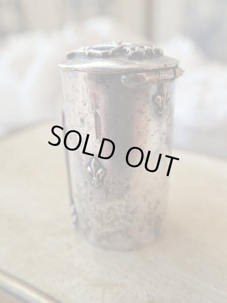 画像6: 【隠し扉聖像付ケース】【ノートルダム頭文字蓋フルールドリス文様】【ロザリオとセット】フランス・アンティーク＆ヴィンテージ聖品 (6)