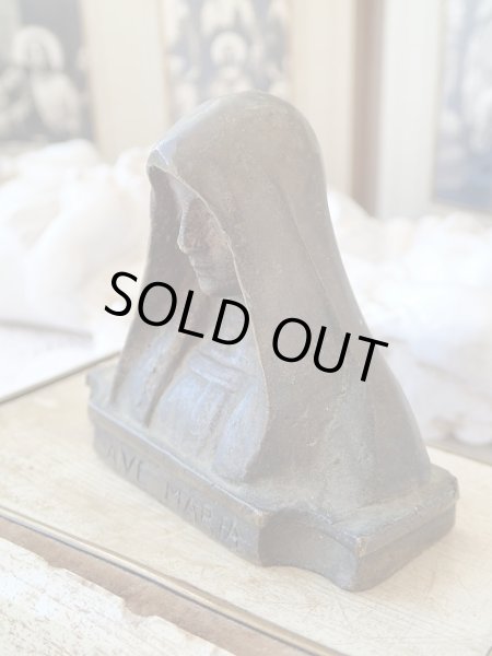 画像6: 【アヴェマリア】【ブロンズ聖母胸像】イタリア・アンティーク＆ヴィンテージ聖品 (6)