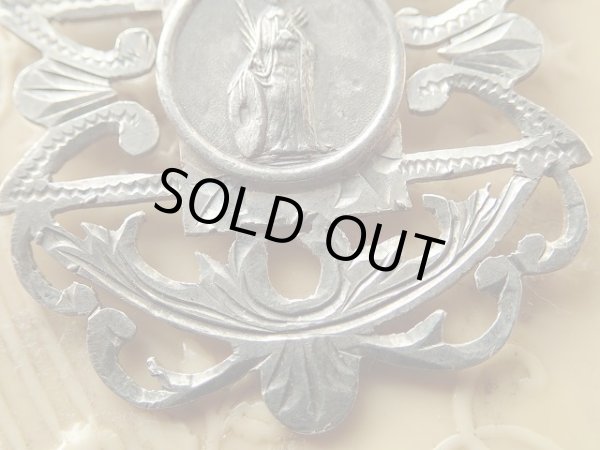 画像6: 【シルバー製透かし洋彫り】【リュレッド・ダ・マール】【聖フィロメナ】スペイン・アンティーク＆ヴィンテージメダイ (6)