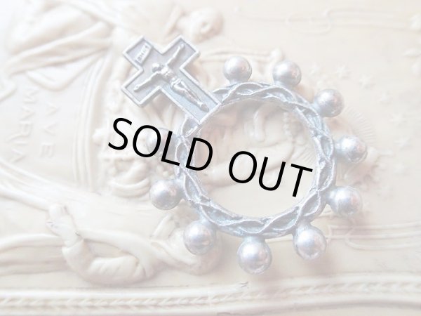 画像2: 【指ロザリオ】【茨冠】イタリア・アンティーク＆ヴィンテージロザリオ (2)