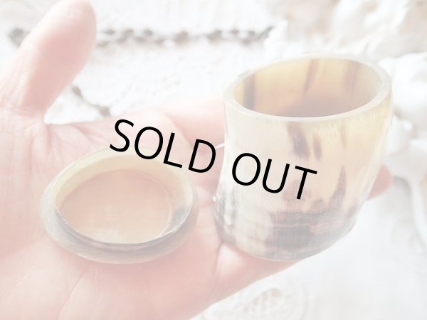 画像5: 【オランダ水牛角ケースとロザリオのセット】フランス・アンティーク＆ヴィンテージ聖品 (5)