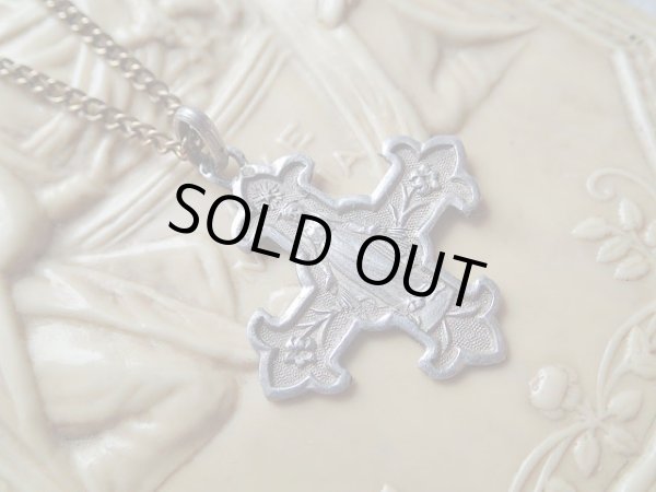 画像4: 【シルバー製クロスフルーリー型】【無原罪の聖母】【1907年】フランス・アンティーク＆ヴィンテージ聖品 (4)