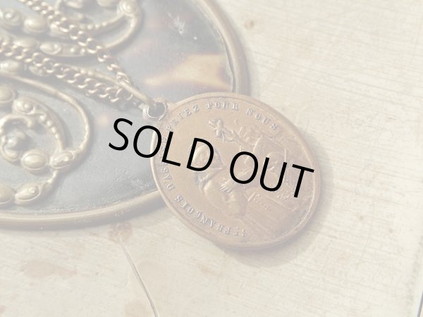 画像5: 【アッシジの聖フランシスコ】フランス・アンティーク＆ヴィンテージメダイ (5)