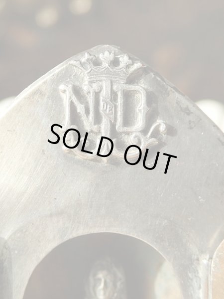 画像9: 【観音開き携帯用小祭壇】【フルールドリス文様ルルドの聖母】フランス・アンティーク＆ヴィンテージ聖品 (9)