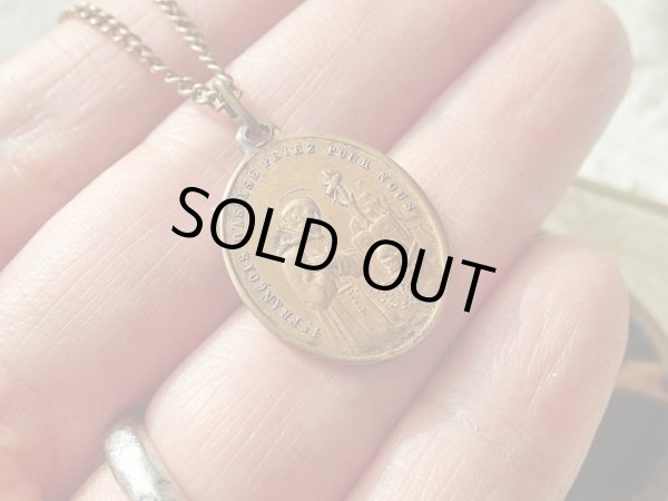 画像8: 【アッシジの聖フランシスコ】フランス・アンティーク＆ヴィンテージメダイ (8)