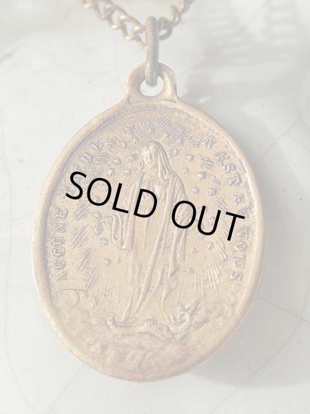 画像4: 【アッシジの聖フランシスコ】フランス・アンティーク＆ヴィンテージメダイ (4)