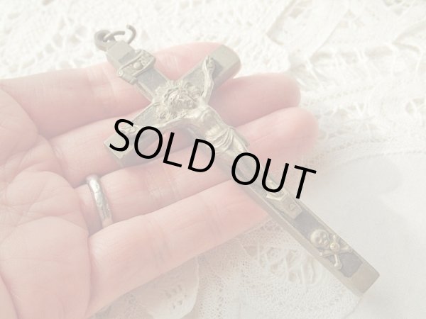 画像8: 聖職者用キリスト磔刑十字架】【クルシフィクス】フランス・アンティーク＆ヴィンテージ聖品 (8)