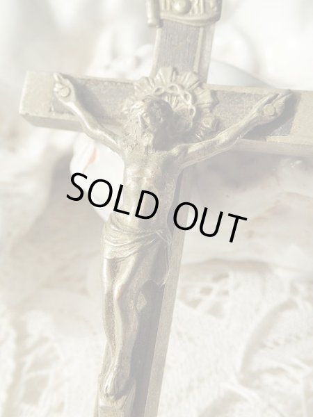 画像4: 聖職者用キリスト磔刑十字架】【クルシフィクス】フランス・アンティーク＆ヴィンテージ聖品 (4)