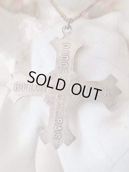 画像3: 【大型クロス型】【サントメール】フランス・アンティーク＆ヴィンテージメダイ (3)