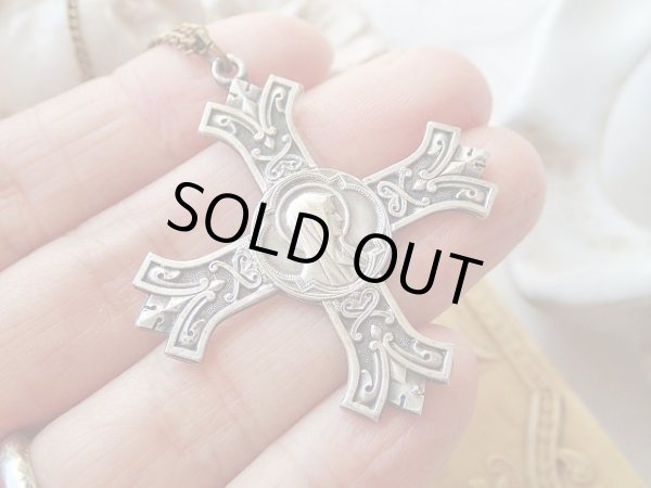 画像6: 【大型クロス型】【サントメール】フランス・アンティーク＆ヴィンテージメダイ (6)