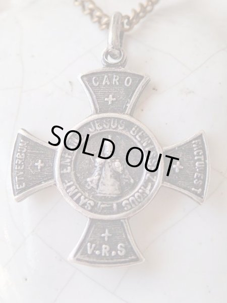 画像2: 【クロス型メダイ】【プラハのイエス】フランス・アンティーク＆ヴィンテージメダイ (2)