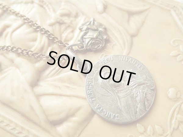 画像5: 【幼きイエスの聖テレーズとバラ型メダイセット】フランス・アンティーク＆ヴィンテージメダイ (5)