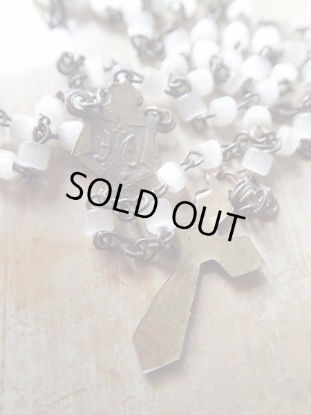 画像15: 【ノートルダム頭文字蓋フルールドリス文様ケース】【ロザリオ＆ルルドの聖母像お祈りセット】フランス・アンティーク＆ヴィンテージ聖品 (15)