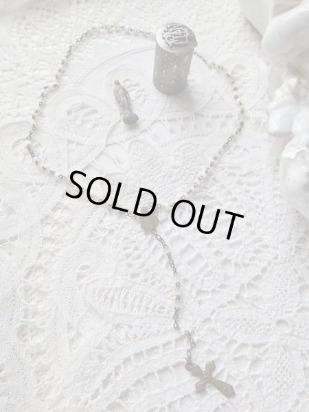 画像16: 【ノートルダム頭文字蓋フルールドリス文様ケース】【ロザリオ＆ルルドの聖母像お祈りセット】フランス・アンティーク＆ヴィンテージ聖品 (16)