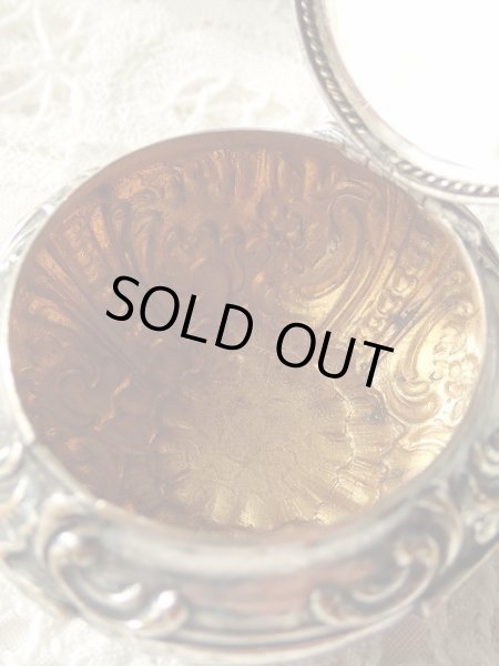 画像10: 【ミラー付きロカイユ装飾ピルケース】フランス・アンティーク＆ヴィンテージ品 (10)