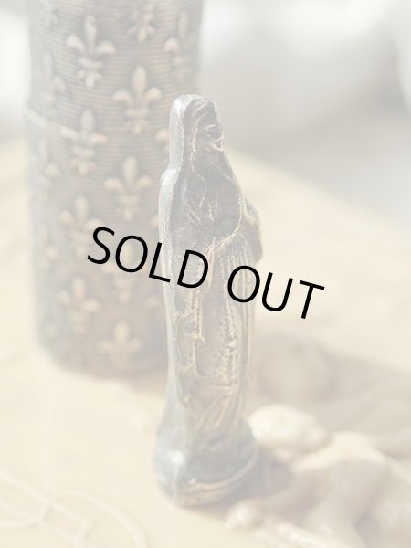 画像7: 【フルールドリス文様ケースミニ】【ルルドの聖母像】フランス・アンティーク＆ヴィンテージ聖品 (7)