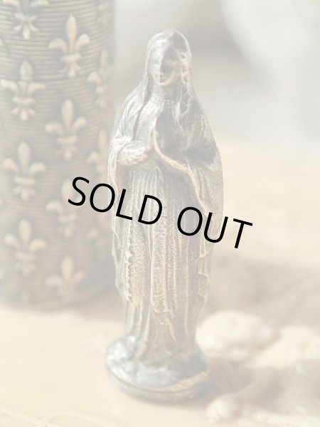 画像5: 【フルールドリス文様ケースミニ】【ルルドの聖母像】フランス・アンティーク＆ヴィンテージ聖品 (5)