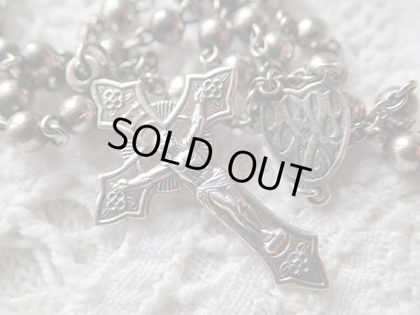 画像13: 【シルバー製フィリグリー（銀線細工）ロザリオケース】【シルバー800ロザリオ】イタリア・アンティーク＆ヴィンテージ聖品 (13)