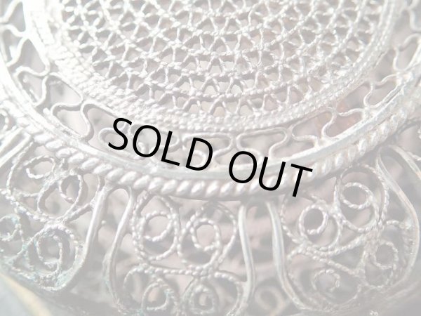 画像7: 【シルバー製フィリグリー（銀線細工）ロザリオケース】【シルバー800ロザリオ】イタリア・アンティーク＆ヴィンテージ聖品 (7)