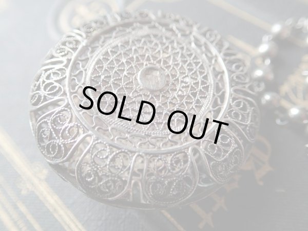 画像5: 【シルバー製フィリグリー（銀線細工）ロザリオケース】【シルバー800ロザリオ】イタリア・アンティーク＆ヴィンテージ聖品 (5)