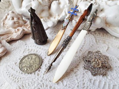 画像1: 【ルルドの聖母ペーパーナイフ】フランス・アンティーク＆ヴィンテージ品