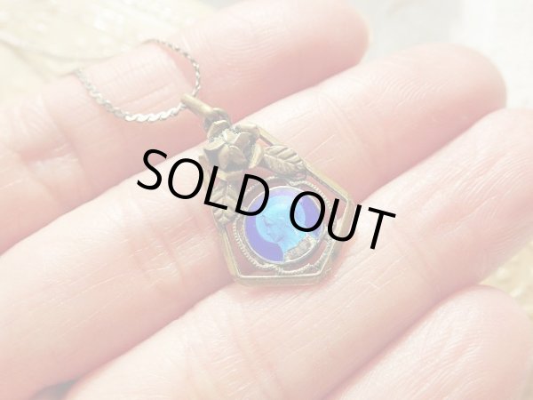 画像6: 【薔薇と透かしエナメルメダイ】【聖母と聖テレーズ】フランス・アンティーク＆ヴィンテージメダイ (6)