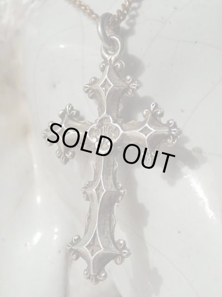 画像7: 【ゴシッククロス】【シルバー】フランス・アンティーク＆ヴィンテージクロス (7)