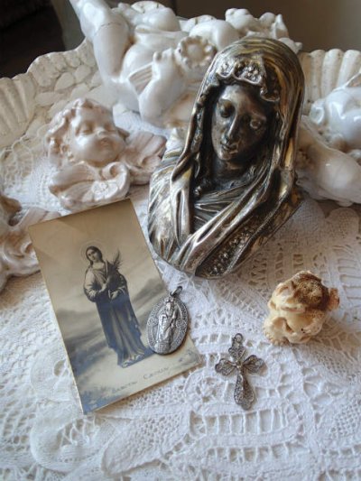 画像2: 【聖母胸像】フランス・アンティーク＆ヴィンテージ聖品
