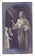 画像1: 【白黒写真風】【初聖体拝領イエスと子供達】【1932年】イタリア・アンティーク＆ヴィンテージホーリーカード (1)