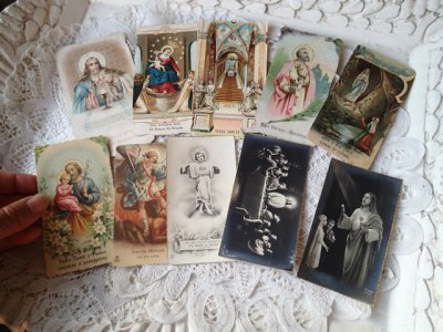 画像1: 【ポンペイの至聖なるロザリオの聖母】イタリア・アンティーク＆ヴィンテージホーリーカード