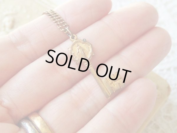 画像7: 【天国の鍵】【無原罪の聖母奇跡のメダイ】イタリア・アンティーク＆ヴィンテージメダイ (7)