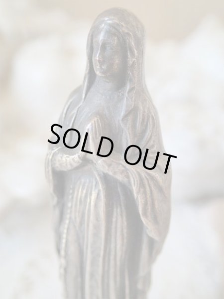 画像2: 【ルルドの聖母】【シルバー製聖像】イタリア・アンティーク＆ヴィンテージ聖品 (2)