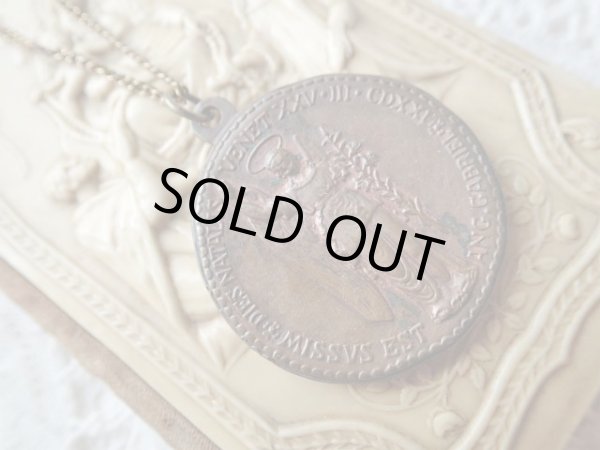 画像6: 【福音書記者聖マルコ象徴有翼の獅子】【大天使ガブリエル】【Venezia】イタリア・アンティーク＆ヴィンテージメダイ (6)