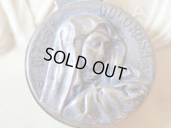 画像8: 【スライド式ロケットペンダント】【悲しみの聖母】【聖地ご絵】フランス・アンティーク＆ヴィンテージメダイ (8)